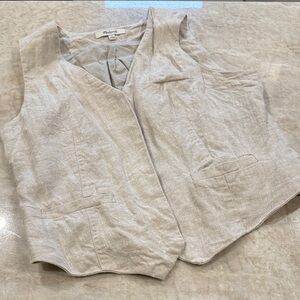 Madewell Cream Sleeveless Top